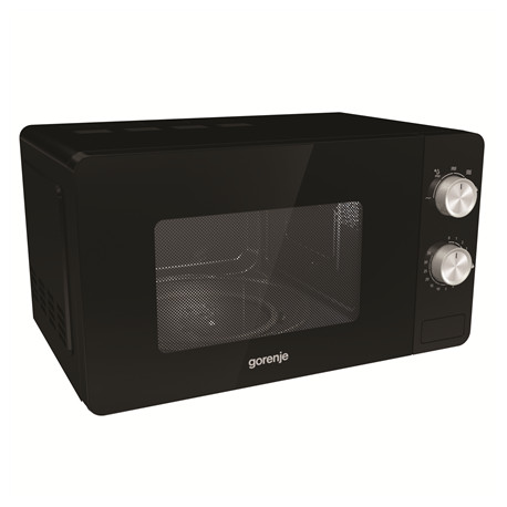 Gorenje | Microwave oven | MO20E1B | Free standing | 20 L | 800 W | Black