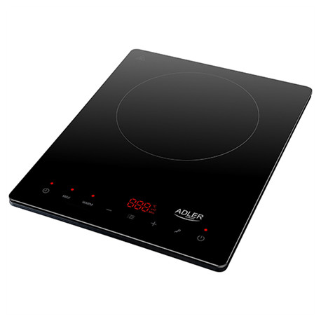 Adler | Hob | AD 6513 | Number of burners/cooking zones 1 | LCD Display | Black | Induction