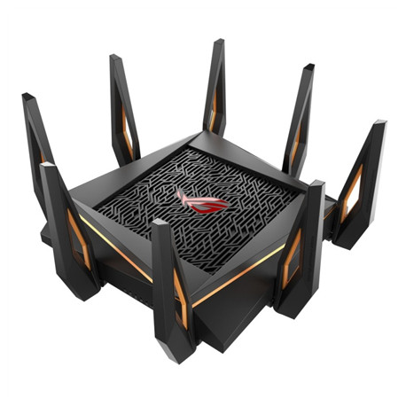 GT-AX11000 Tri-band WiFi Gaming Router | ROG Rapture | 802.11ax | 4804+1148 Mbit/s | 10/100/1000 Mbit/s | Ethernet LAN (RJ-45...