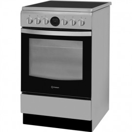 INDESIT | Cooker | IS5V8CHX/E | Hob type Vitroceramic | Oven type Electric | Stainless steel | Width 50 cm | Grilling | Elect...