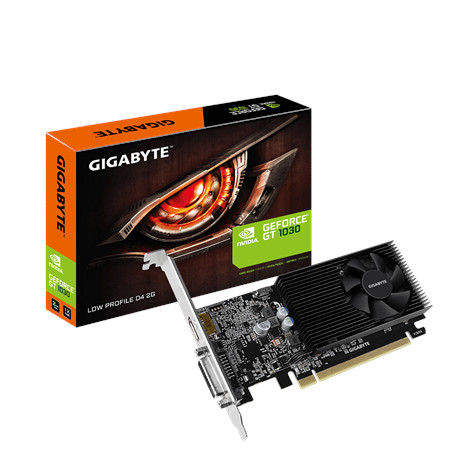 Gigabyte | GV-N1030D4-2GL 1.0 | NVIDIA | 2 GB | GeForce GT 1030 | DDR4 | DVI-D ports quantity 1 | HDMI ports quantity 1 | PCI...