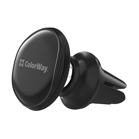 ColorWay Magnetic Car Holder For Smartphone Air Vent-4 Black