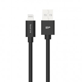 Silicon Power USB Type-A to Lightning Cable LK15 MFi Apple PVC Black