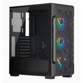 Corsair Airflow Tempered Glass Mid-Tower Smart Case iCUE 220T RGB Side window