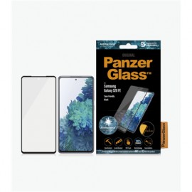 PanzerGlass | Samsung | Galaxy S20 FE CF | Glass | Black | Works with face recognition and is compatible with the in-screen f...