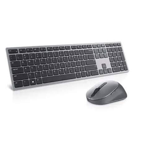 Dell | Premier Multi-Device Keyboard and Mouse | KM7321W | Keyboard and Mouse Set | Wireless | Batteries included | US | Tita...