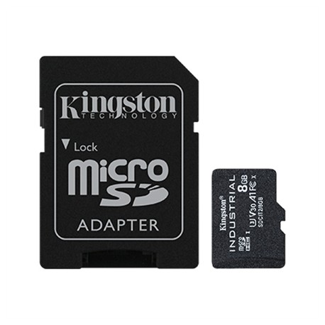 Kingston | UHS-I | 8 GB | microSDHC/SDXC Industrial Card | Flash memory class Class 10