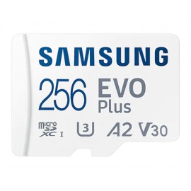 Samsung microSD Card EVO PLUS 256 GB MicroSDXC Flash memory class 10 SD adapter