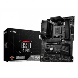 MSI | B550-A PRO | Processor family AMD | Processor socket AM4 | DDR4 DIMM | Memory slots 4 | Supported hard disk drive inter...