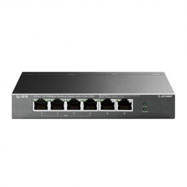 TP-LINK | Switch | TL-SF1006P | Unmanaged | Desktop | 10/100 Mbps (RJ-45) ports quantity 6 | 1 Gbps (RJ-45) ports quantity | ...