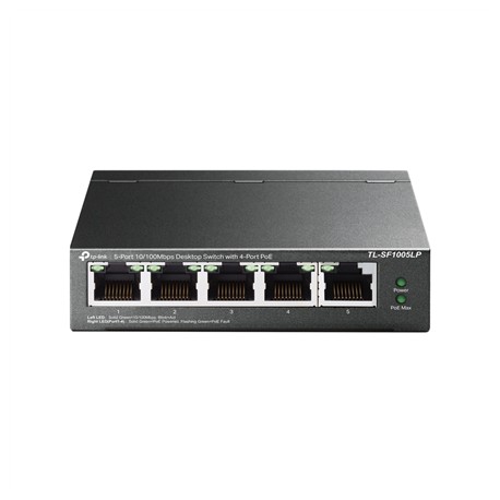 TP-LINK | Switch | TL-SF1005LP | Unmanaged | Desktop | 10/100 Mbps (RJ-45) ports quantity 5 | 1 Gbps (RJ-45) ports quantity |...