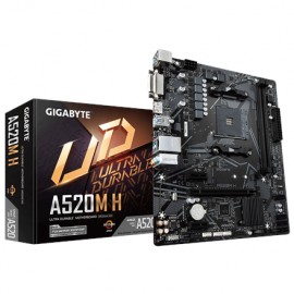 Gigabyte A520M H 1.0 Processor family AMD