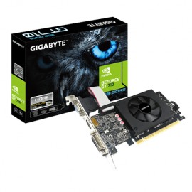Gigabyte | GV-N710D5-2GIL | NVIDIA | 2 GB | GeForce GT 710 | GDDR5 | DVI-D ports quantity 1 | HDMI ports quantity 1 | PCI-E 2...