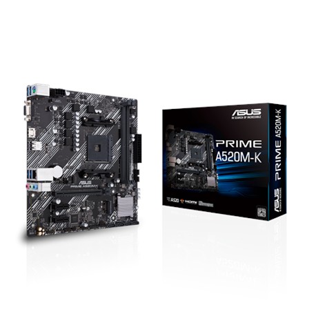 Asus PRIME A520M-K Processor family AMD