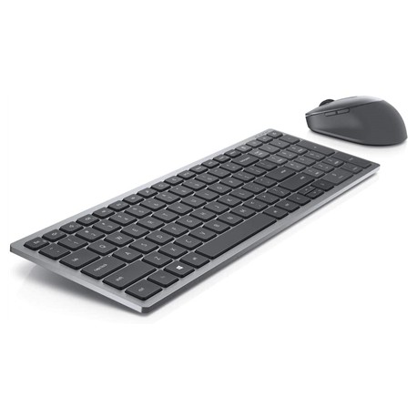 Dell | Keyboard and Mouse | KM7120W | Keyboard and Mouse Set | Wireless | Batteries included | EN/LT | Bluetooth | Titan Gray...
