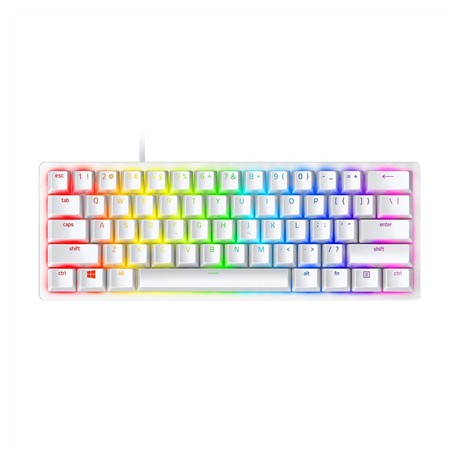 Razer | Huntsman Mini 60% | Gaming keyboard | Opto-Mechanical | RGB LED light | NORD | White | Wired