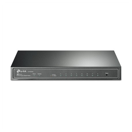 TP-LINK | JetStream 8-Port Gigabit Smart Switch | TL-SG2008P | Web Managed | Desktop | 1 Gbps (RJ-45) ports quantity | SFP po...
