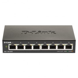 D-Link | Smart Gigabit Ethernet Switch | DGS-1100-08V2 | Managed | Desktop | 1 Gbps (RJ-45) ports quantity | SFP ports quanti...