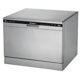 Candy Dishwasher CDCP 6S Table Width 55 cm Number of place settings 6 Number of programs 6 Energy efficiency class F Silver