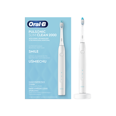 Oral-B | Electric Toothbrush | Pulsonic 2000 | Rechargeable | For adults | Number of brush heads included 1 | Number of teeth...