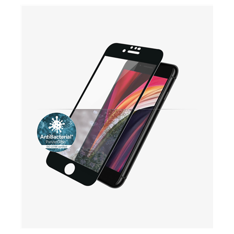 PanzerGlass | Apple | iPhone 6/6s/7/8/SE 2020 | Hybrid glass | Black | Rounded edges 100% touch preservation Crystal clear | ...