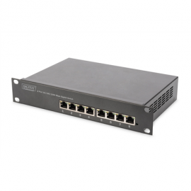 Digitus 8-port Gigabit Ethernet Switch DN-80114 Unmanaged Rackmountable Power supply type Internal