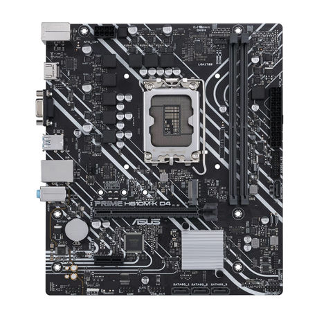 Asus | PRIME H610M-K D4 | Processor family Intel | Processor socket LGA1700 | DDR4 DIMM | Memory slots 2 | Supported hard dis...
