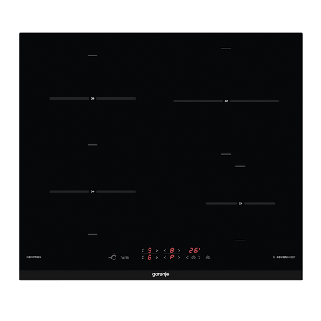 Gorenje | IT641BCSC7 | Hob | Induction | Number of burners/cooking zones 4 | Touch | Timer | Black | Display