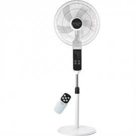 Adler | Fan | AD 7328 | Stand Fan | White | Diameter 40 cm | Number of speeds 3 | Oscillation | 120 W | Yes