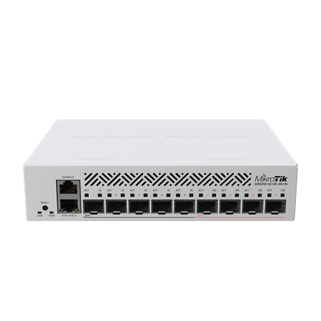 MikroTik | Cloud Router Switch | CRS310-1G-5S-4S+IN | Managed L3 | Rackmountable | 10/100 Mbps (RJ-45) ports quantity | 1 Gbp...