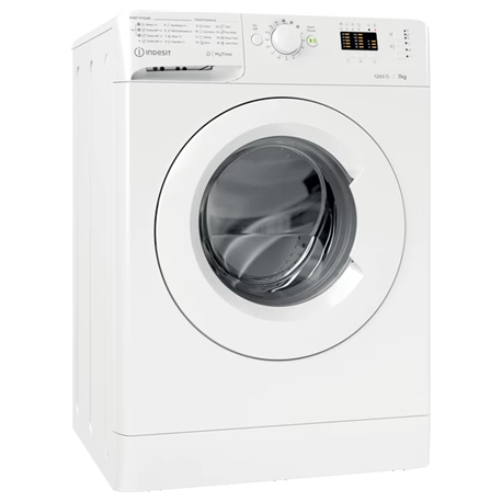 INDESIT | MTWA 71252 W EE | Washing machine | Energy efficiency class E | Front loading | Washing capacity 7 kg | 1200 RPM | ...