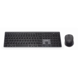 Gembird | Backlight Pro Business Slim wireless desktop set | KBS-ECLIPSE-M500 | Keyboard and Mouse Set | Wireless | Mouse inc...