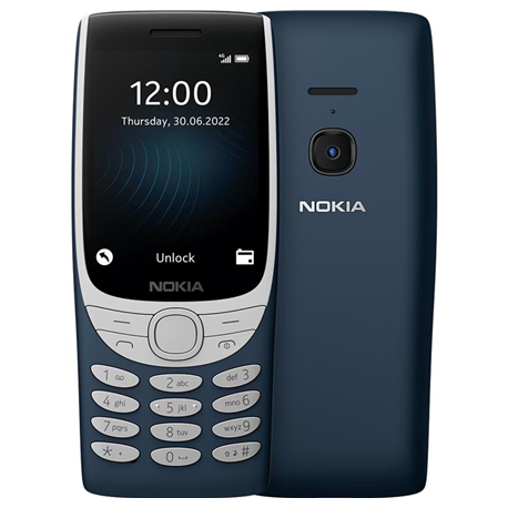 Nokia | 8210 | Blue | 2.8 " | TFT LCD | Unisoc | T107 | Internal RAM 0.048 GB | 0.128 GB | microSDHC | Dual SIM | Nano-SIM | ...