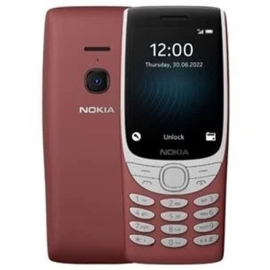 Nokia | 8210 | Red | 2.8 " | TFT LCD | 240 x 320 | Unisoc | 0.128 GB | Dual SIM | Nano-SIM | Yes | Main camera 0.3 MP | Secon...