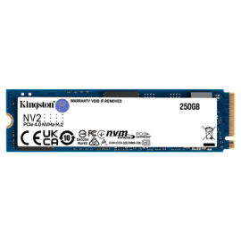 Kingston | SSD | NV2 | 250 GB | SSD form factor M.2 2280 | SSD interface PCIe 4.0 x4 NVMe | Read speed 3000 MB/s | Write spee...