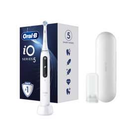 Oral-B | iO5 | Electric Toothbrush | Rechargeable | For adults | ml | Number of heads | Quite White | Number of brush heads i...