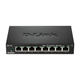 D-Link | Ethernet Switch | DES-108/E | Unmanaged | Desktop | 10/100 Mbps (RJ-45) ports quantity 8 | 1 Gbps (RJ-45) ports quan...