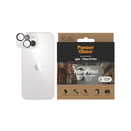 PanzerGlass | Camera Lens Protection | PicturePerfect | Apple | iPhone 14/14 Plus | Glass | Transparent