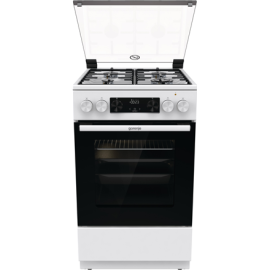 Gorenje | Cooker | GK5C41WH | Hob type Gas | Oven type Electric | White | Width 50 cm | Grilling | Depth 59.4 cm | 70 L