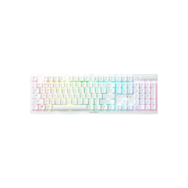 Razer | Optical Gaming Keyboard | Deathstalker V2 Pro | Gaming keyboard | RGB LED light | US | Wireless | White | Purple Swit...