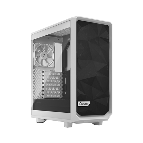 Fractal Design | Meshify 2 Compact Lite | Side window | White TG Clear | Mid-Tower | Power supply included No | ATX