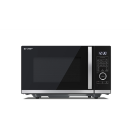 Sharp | YC-QC254AE-B | Microwave Oven with Grill and Convection | Free standing | 25 L | 900 W | Convection | Grill | Black