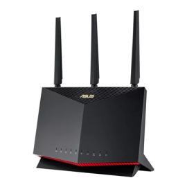 Asus | Dual Band WiFi 6 Gaming Router | RT-AX86U Pro | 802.11ax | 4804+861 Mbit/s | 10/100/1000 Mbit/s | Ethernet LAN (RJ-45)...