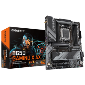 Gigabyte | B650 GAMING X AX 1.X M/B | Processor family AMD | Processor socket AM5 | DDR5 DIMM | Memory slots 4 | Supported ha...