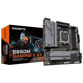 Gigabyte | B650M GAMING X AX 1.1 M/B | Processor family AMD | Processor socket AM5 | DDR5 DIMM | Memory slots 4 | Supported h...