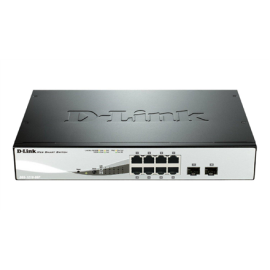 D-Link | DGS-1210 Series Smart Managed Gigabit Switches | DGS-1210-08P | Managed L2 | Desktop/Rackmountable | 10/100 Mbps (RJ...
