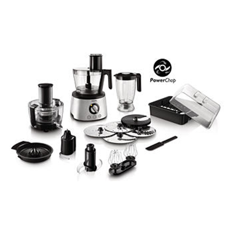 Philips | Avance Collection | Food processor HR7778/00 | 1300 W | Number of speeds 12 | Bowl capacity 3.4 L | Stainless steel
