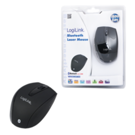 Logilink | Bluetooth Laser Mouse | Maus Laser Bluetooth mit 5 Tasten | wireless | Black