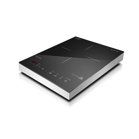Caso | Free standing table hob | 02225 | Number of burners/cooking zones 1 | Sensor-Touch | Aluminium | Induction
