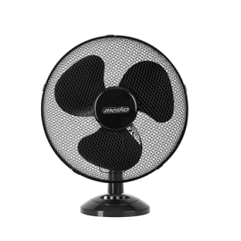 Mesko | Fan | MS 7308 | Table Fan | Black | Diameter 23 cm | Number of speeds 2 | Oscillation | 30 W | No